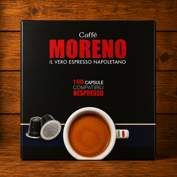 Caffè Moreno Aroma Blu – 100 Capsule Compatibili Nespresso