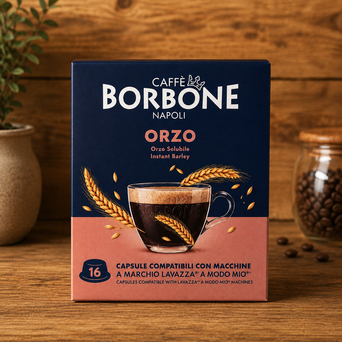 Caffè Borbone Orzo – 16 Capsule Compatibili Lavazza A Modo Mio