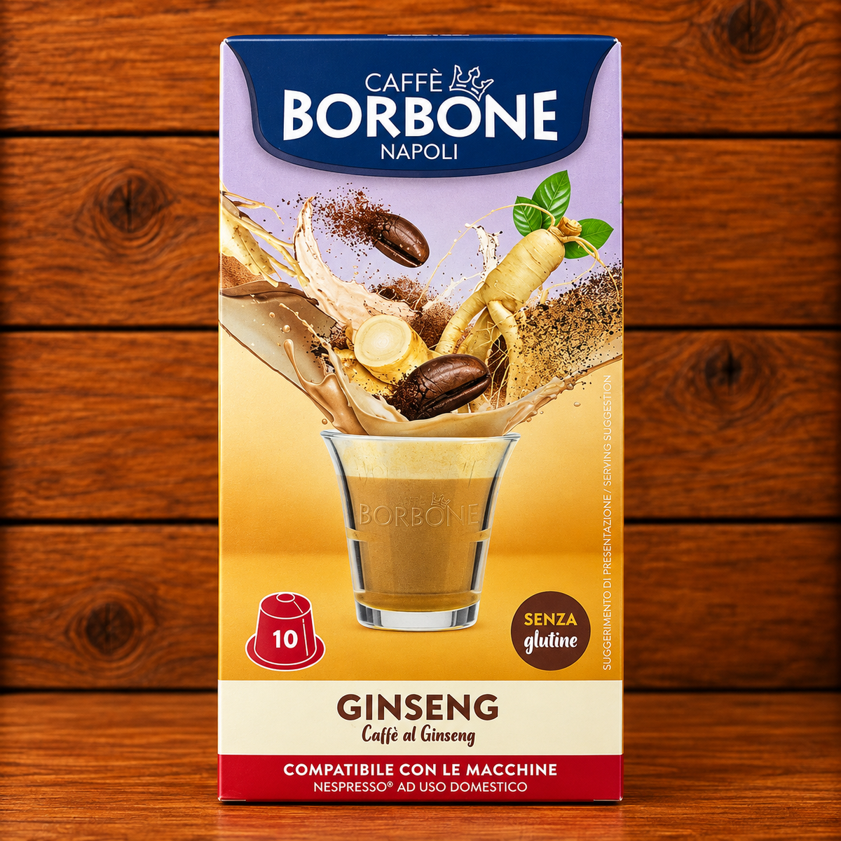 Caffè Borbone Ginseng – 10 Capsule Compatibili Nespresso