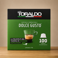 Caffè Toraldo – Miscela Classica – Capsule Compatibili Dolce Gusto® – Confezione da 100 Capsule