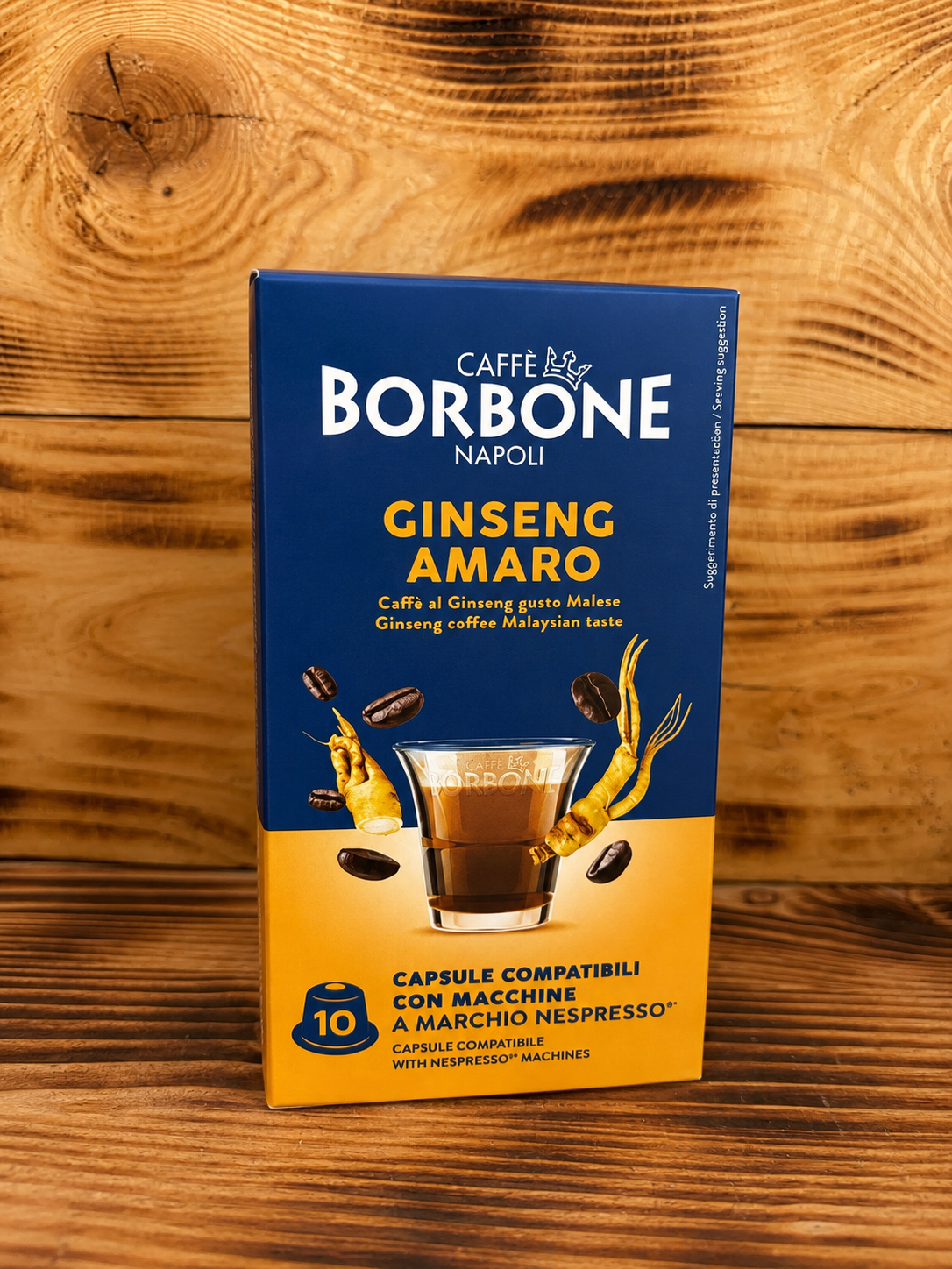 Caffè Borbone Ginseng Amaro – 10 Capsule Compatibili Nespresso®